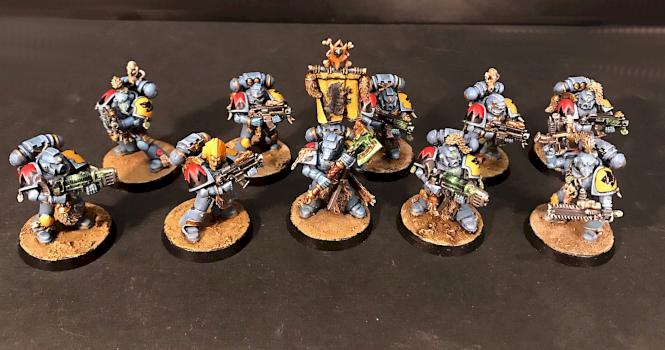 Spacewolves Spacemarine Warhammer 40000 Citadel Games Workshop by IreMoon