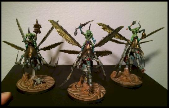 Nurgle Plague Drones by Atomic Kraken