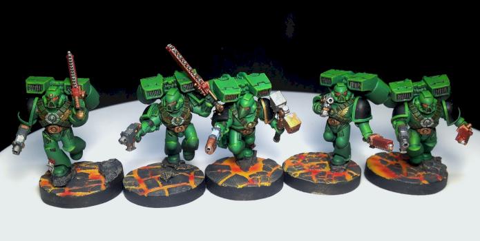 Salamanders Assault Marines by Warhamming
