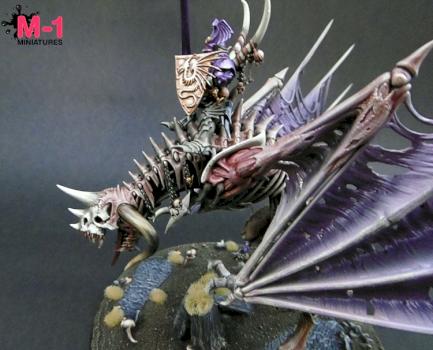 Vampire Lord on Zombie Dragon by malinek28