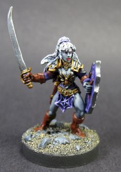 FEMALE DARK ELF by mikecarrero