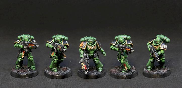 (Warhammer 40 000 - Space Marines) Salamanders Intercessors by Alex Fox