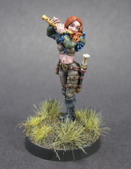 ANWYN, FEMALE BARD by mikecarrero