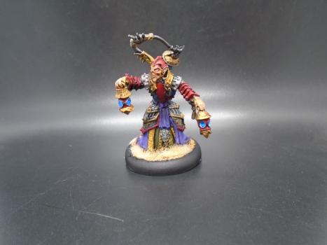 Hordes Painted Skorne Warlock Void Seer Mordikaar by w013ejb
