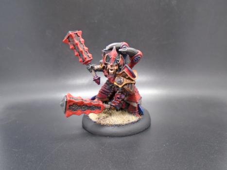 Hordes Painted Skorne Warlock Tyrant Xerxis by w013ejb