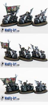 Ravenwing Command Squad by MadFlyArtStudio