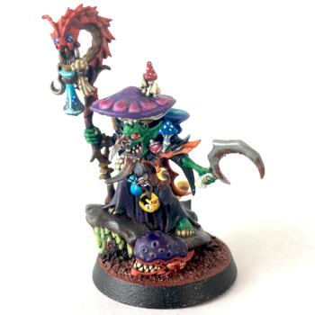 Snazzgar Stinkmullet, Fungoid Cave Shaman by papachicken137