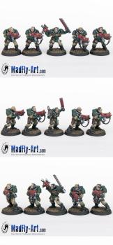 Dark Angels Scouts by MadFlyArtStudio