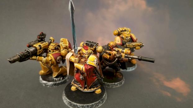 Imperial Fist Captain Dark Vengeance by regis