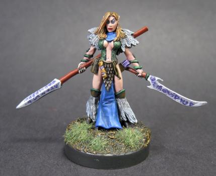 ISHARA SNOWFINCH, DRUID by mikecarrero