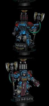 Space Hulk Blood Angels Terminator Librarian Calistarius by wilkzswetra
