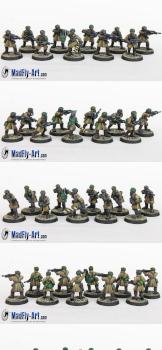 Steel Legion Infantry Squad 8 by MadFlyArtStudio