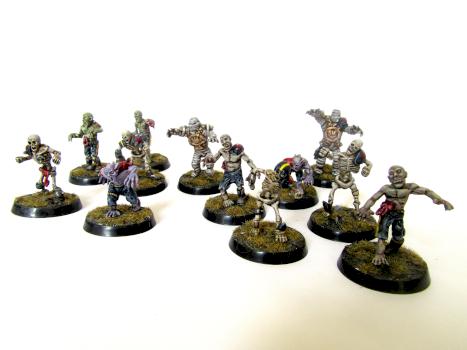 bloodbowl undead team by sam wilson