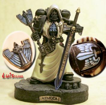 Asmodai, Chaplain of the Dark Angels by Luis