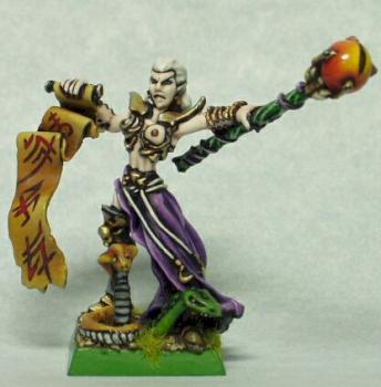 Dark Elf High Sorceress by kenf