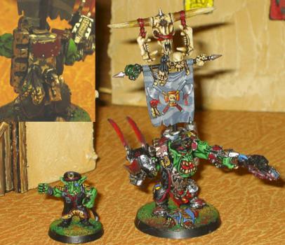 Blood Axe Warboss by Mortarion