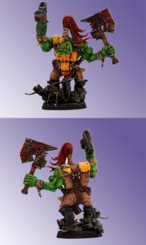 Ork Nob by Merddin