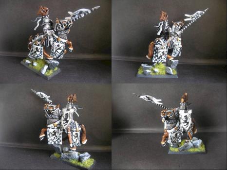 Warhammer Bretonnia Black Knight by tinman755