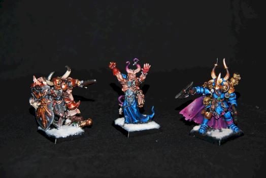 Chaos army characters by javierillo