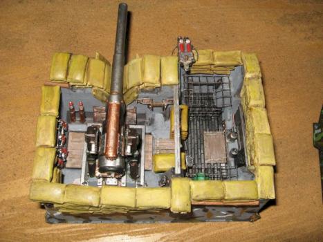 Imperial Guard Gun Emplacement by dadgad