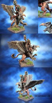 Empire Emperor Karl Franz on Deathclaw by deathhelm