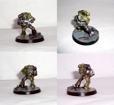 Space Marine (Serpent Guard Chapter) by Stuff93