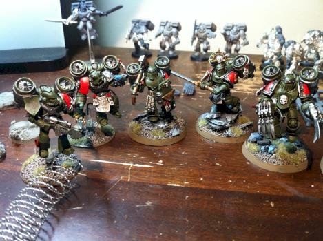 The Devil Dogs Project - PreHeresy Vanguard Assault Marines - Squad Hounds of Annwn by Marlow
