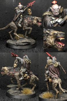 orc shaman on warg by german paintress