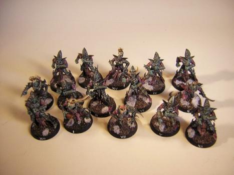 blood bowl converted team DARK ELVES by tyyler
