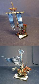 High Elf  standard-bearers by alekseykorsten