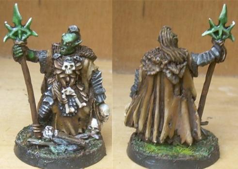 A Morgul's orc Shaman by Dewey