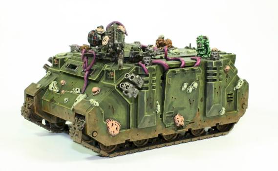 Death guard rhino II by Queek