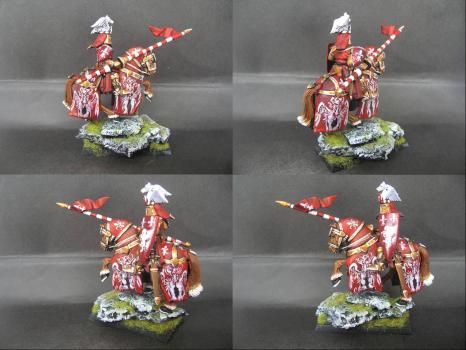 Warhammer Bretonnian Champion Knight of Pegasus by tinman755