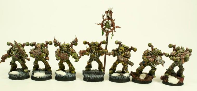 Death guard squad I by Queek
