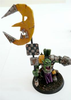 Bad Moon Nob with Converted Waaagh! Banner by Centurionpainting