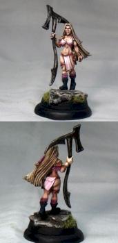 Female barbarian warrior fighter by Micaa199