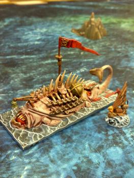 Skaven ship by Larry Eby