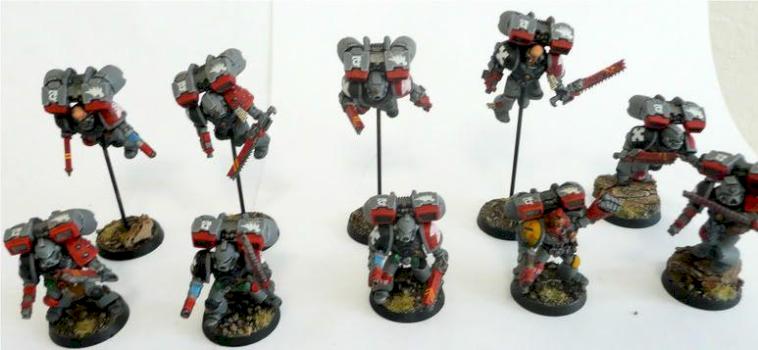 Emperors Centurions Assault Squad by Centurionpainting