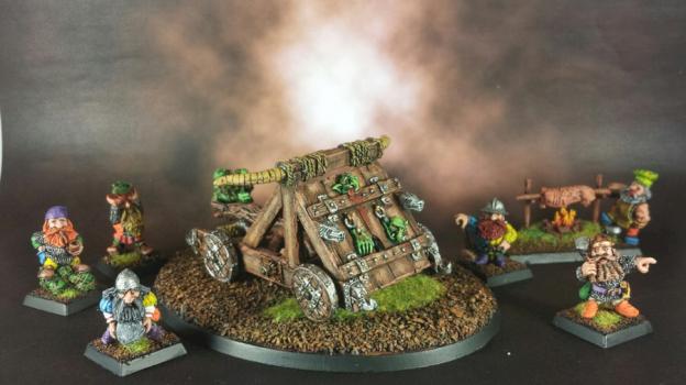 CATAPULTA LANZAGOBLINS ENANOS DE METAL AÑOS 80´S by juanlurockerman