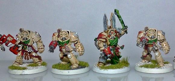 Deathwing Terminator Squad by Guawol