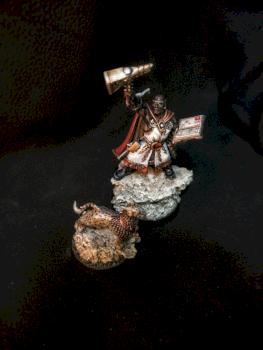 Excelsior warpriest with gryph hound by alef