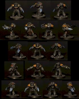 Space wolves terminator squad. by Ochakovo_paints