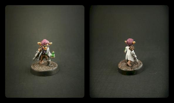 Stonehaven Miniatures, Gnome Mad Scientist by AliRae