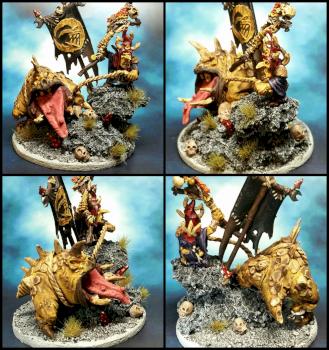 Night goblin Skarglum Grobspit and Stenchmaw by Maho
