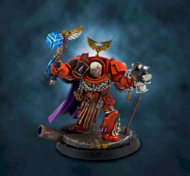 Blood Angels Captain In Terminator Armour by Dolrim