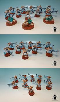 Necron Warriors Squad -  Warhammer 40k by JAAlfonso