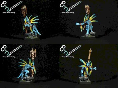 Seraphon Skink Starpriest by perfectminiaturecom