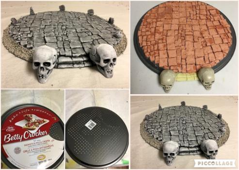 Fantasy dais made out of pizza crisper by Byteknight