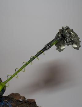 Necron Destroyer attack on Dreadnought by Ziggy