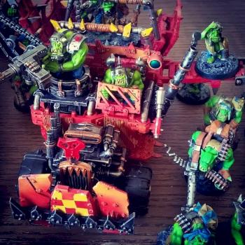 Warhammer 40k ork army by dogparry
